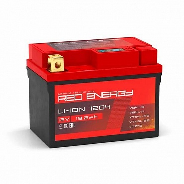 Аккумулятор Red Energy Li-ion 1204 (1,9 А·ч) YTX4L-BS / YT4L-BS / YTZ5S